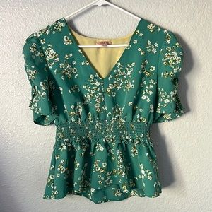 Rabbit rose blouse